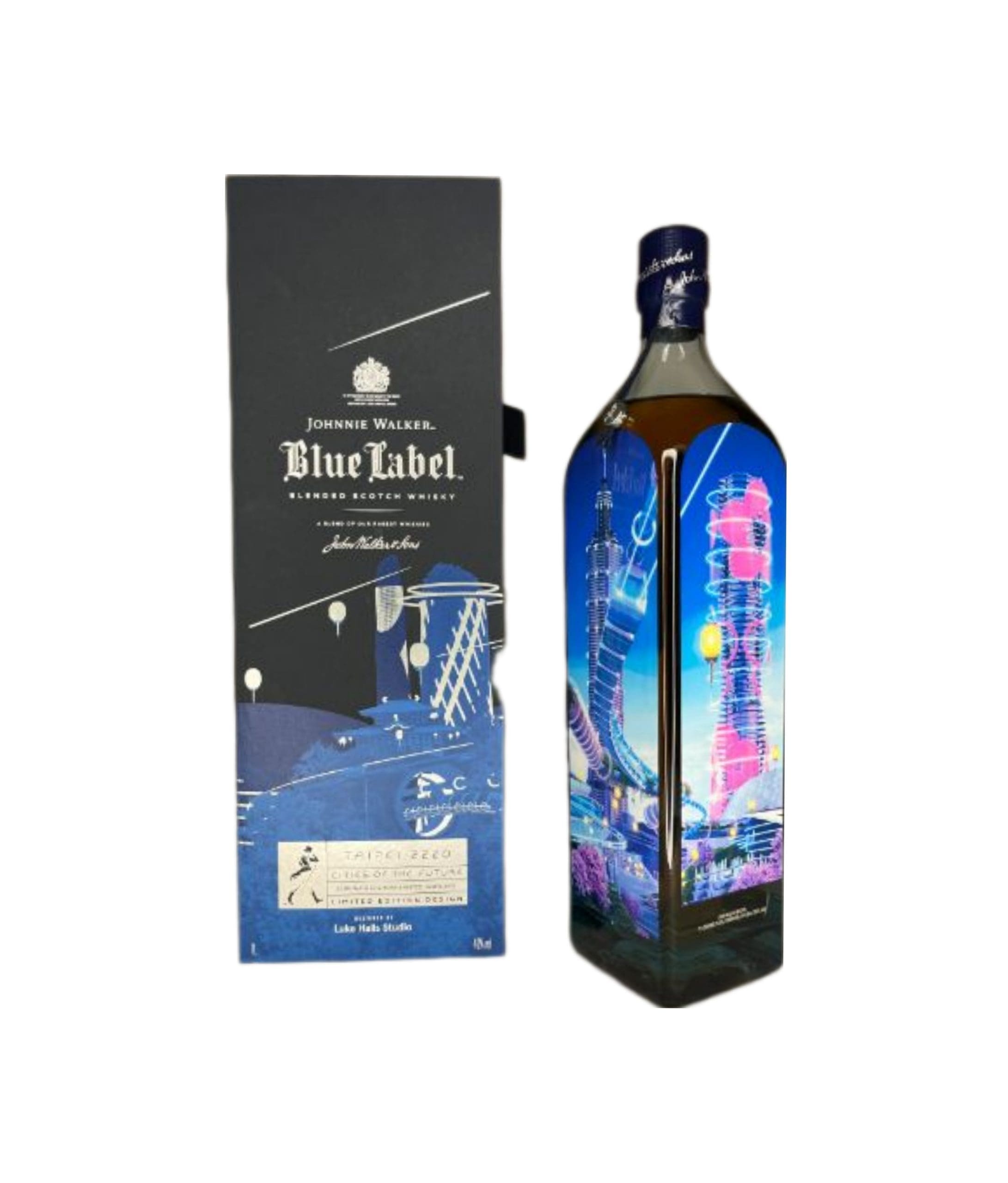 Johnnie Walker Blue Label Cities of the Future 2220 Blended Scotch
